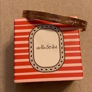 Stella & Dot rose gold “Always” bracelet